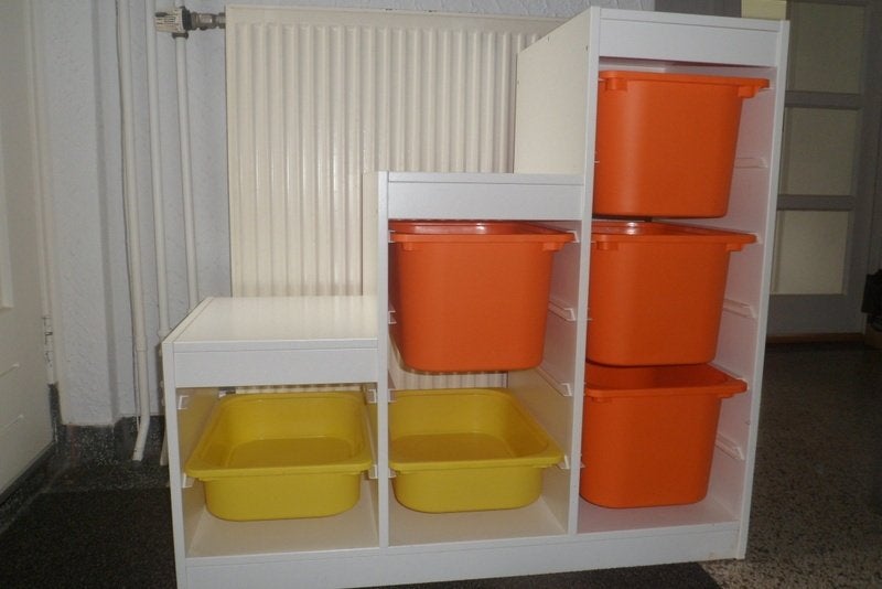 handige opbergkast (Ikea) voor b.v. speelgoed, Ophalen, Zo goed als nieuw, 75 tot 100 cm, Minder dan 50 cm