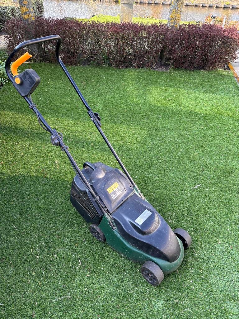 Greenway EM1000 Elektrische Grasmaaier - Compact & Krachtig, Tuin en Terras, Cirkelmaaier, Gebruikt, Elektrische grasmaaier, Ophalen of Verzenden