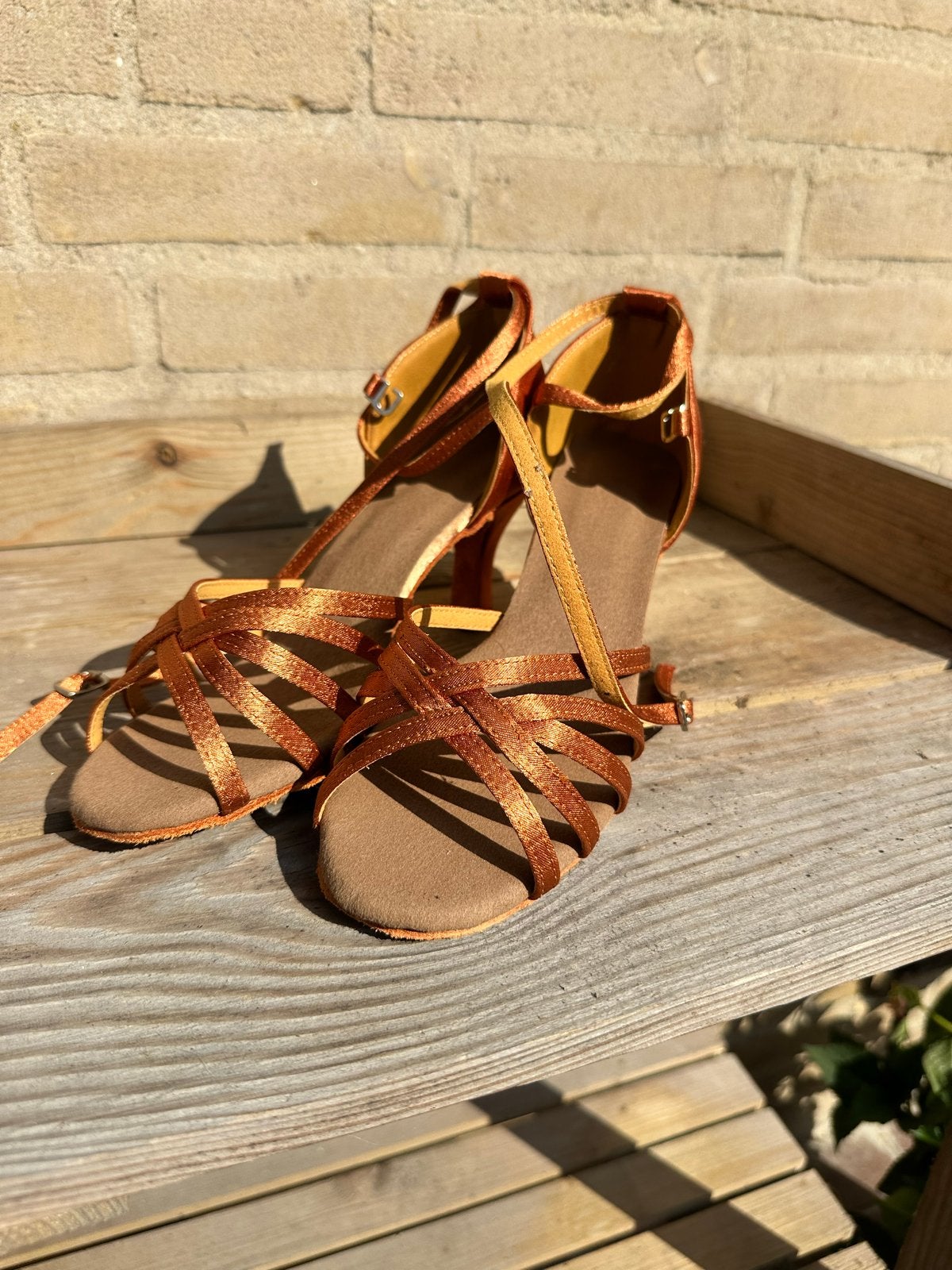 Elegante Dansschoenen - Bruin - Maat 38, Kleding | Dames, Schoenen, Ophalen of Verzenden, Nieuw, Overige kleuren, Dansschoenen