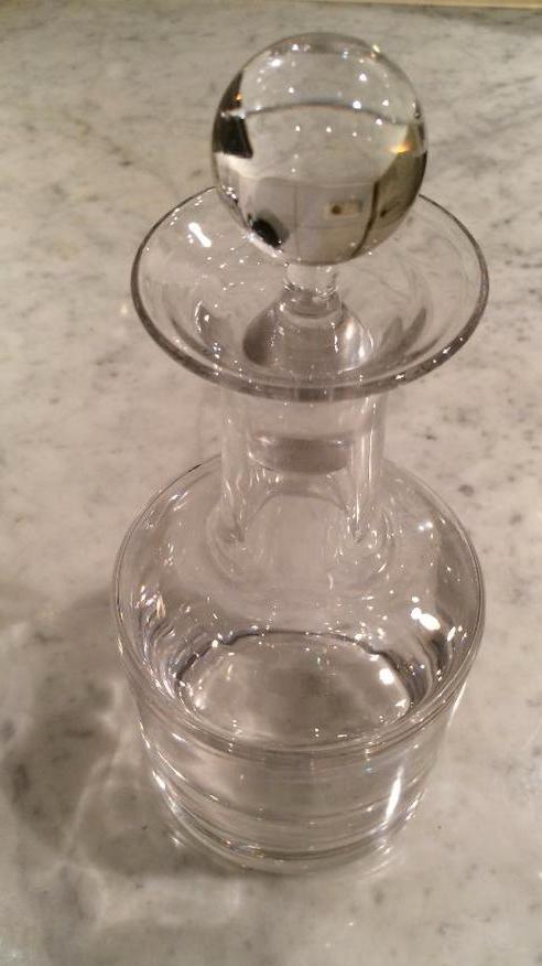 Vintage Kristal / Glazen Decanteer Kan BP Management Holding, Ophalen, Zo goed als nieuw, Gebruiksvoorwerp