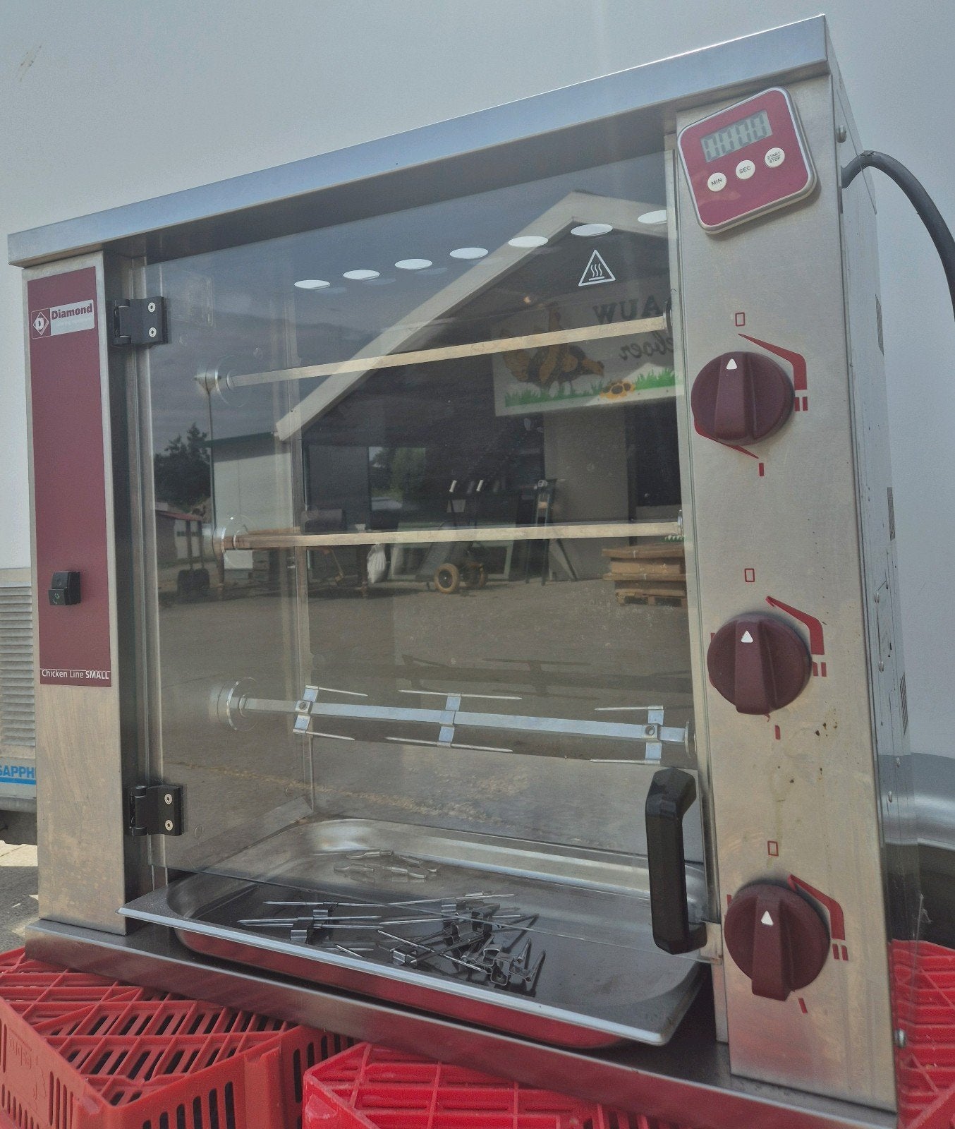 Diamond Rotisserie Grill Kippengrill Frijado Ubert, Ophalen of Verzenden, Gebruikt, Fornuis, Frituur en Grillen