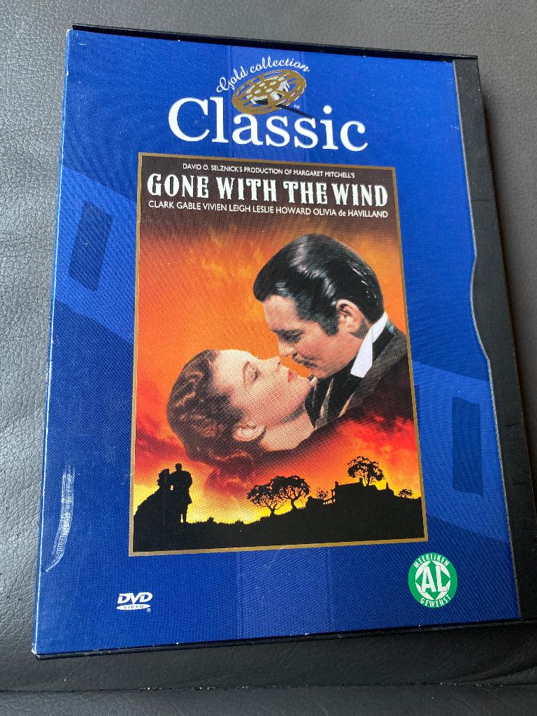 Classic Gold Collection  : Gone With The Wind ( dvd ), Cd's en Dvd's, Dvd's | Klassiekers, Alle leeftijden, Drama, Ophalen of Verzenden