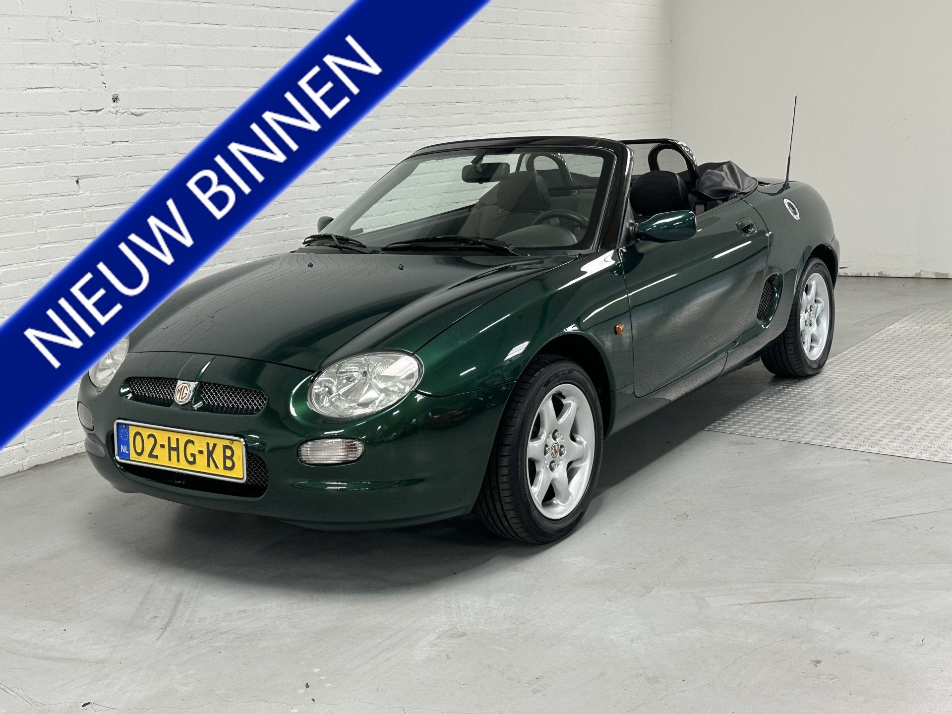 MG F 1.8i "75" MK III CABRIO MET HARDTOP Goed onderhouden pe, Auto's, Cabriolet, 1796 cc, 14 km/l, Bedrijf