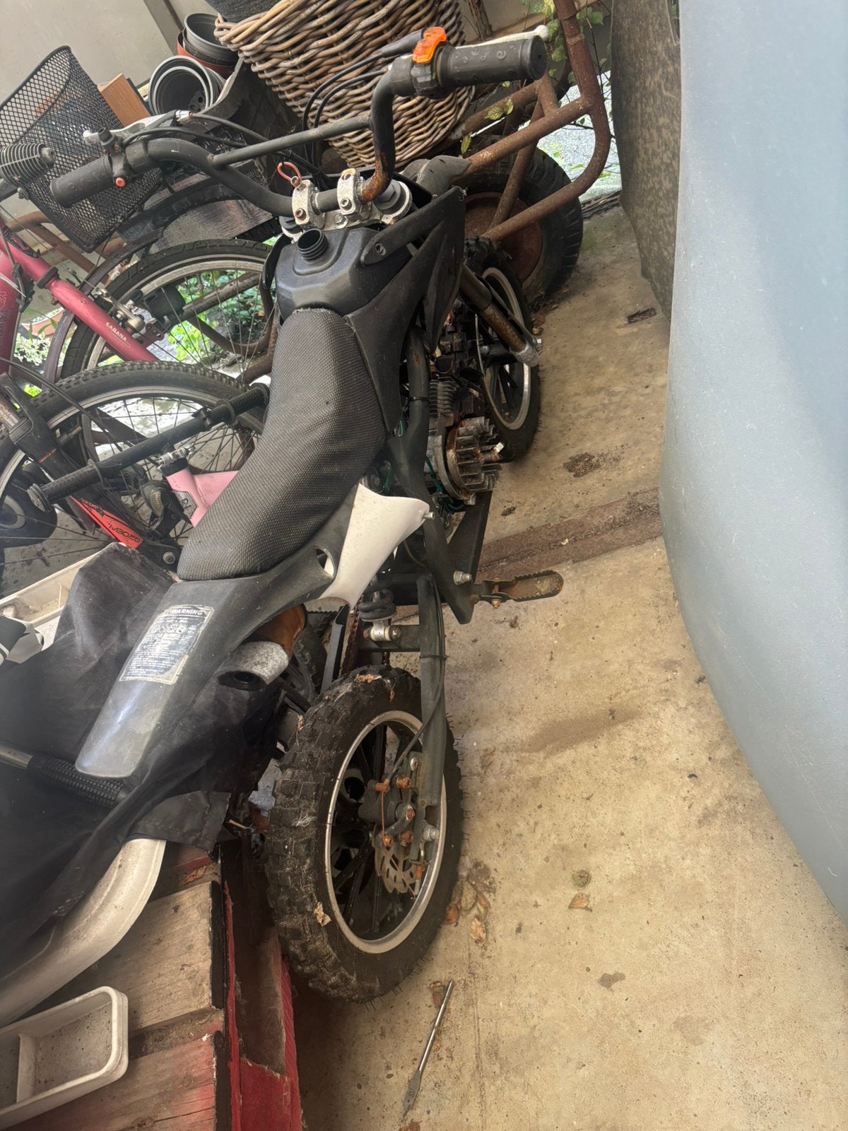 Pitbike 49cc opknapper, Ophalen, Zo goed als nieuw, Overige merken