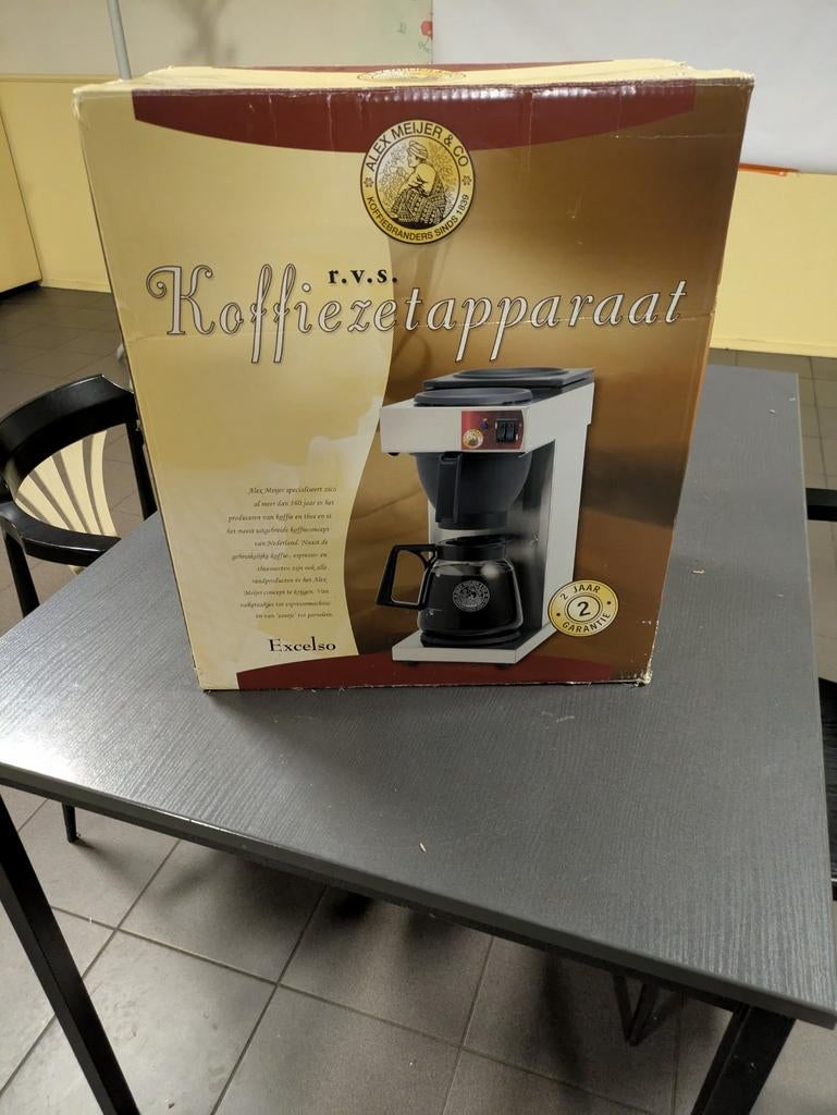 Alex Meijer koffiezetapparaat., 10 kopjes of meer, Ophalen of Verzenden, Nieuw, Koffiemachine