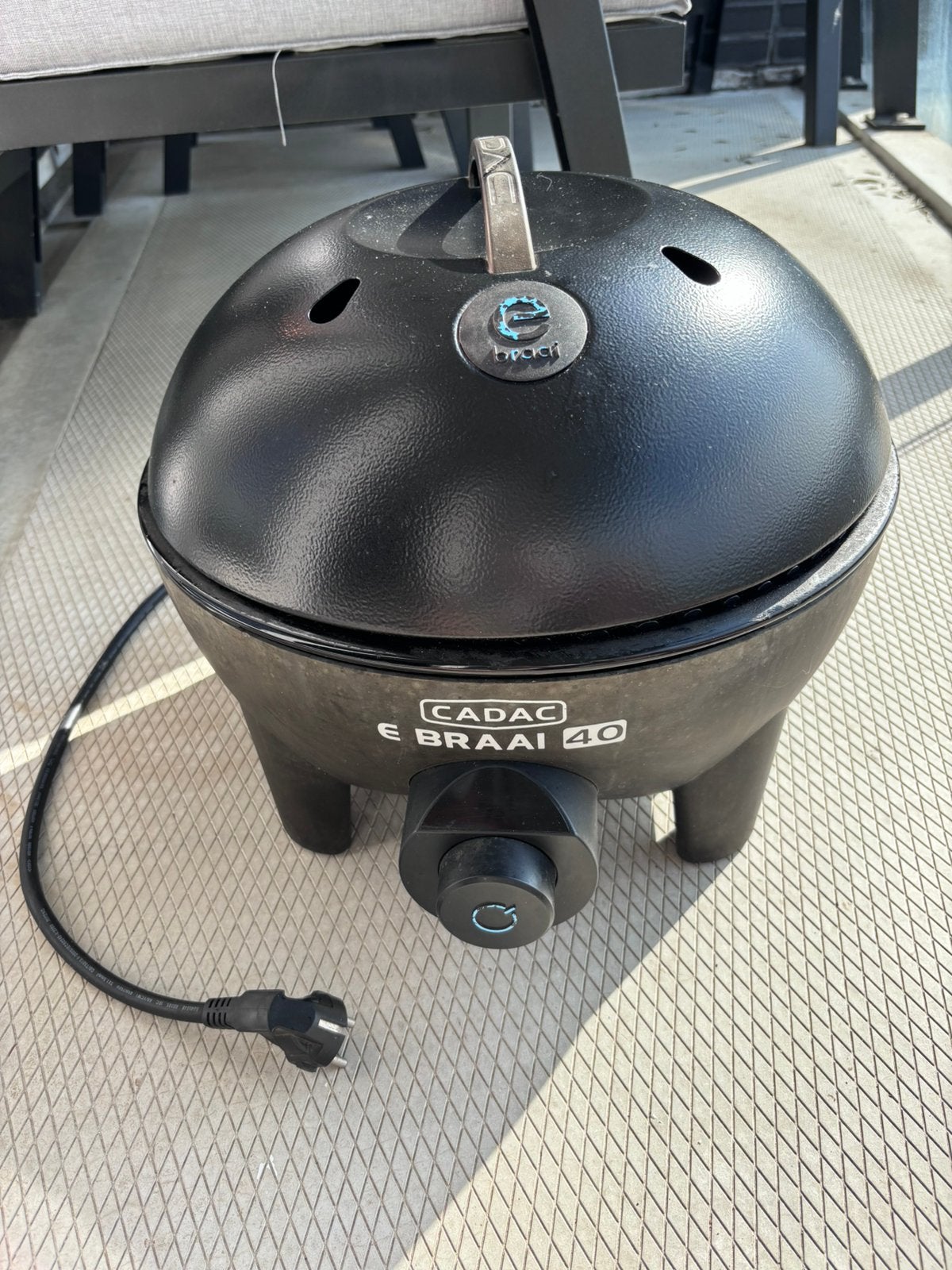 Hele fijne elektrische barbecue Cadac E-braai 40, Tuin en Terras, Ophalen, Gebruikt
