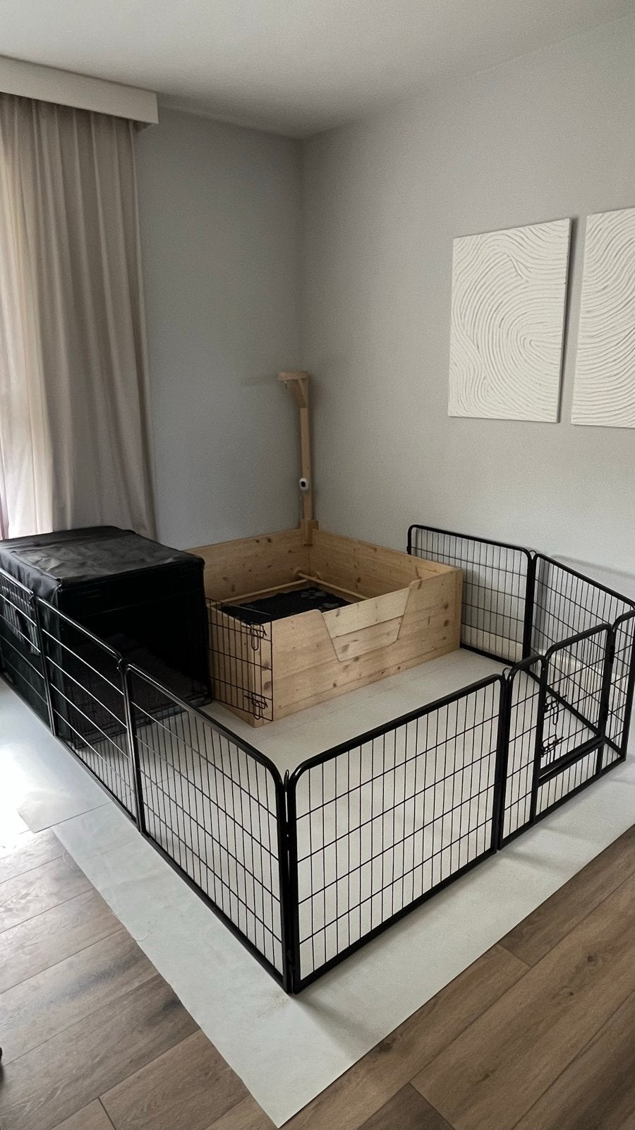 TE HUUR houten werpkist met complete set, Dieren en Toebehoren, Ophalen, Werpkist