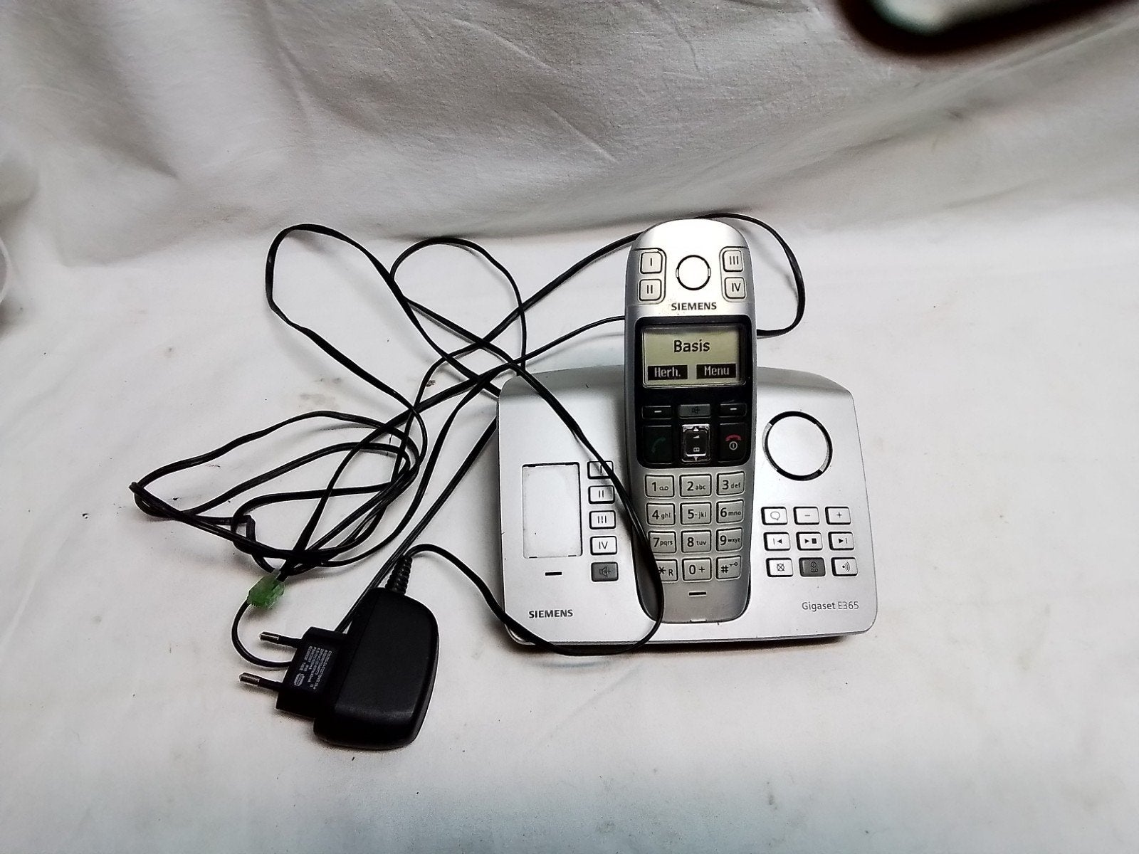 Siemens Gigaset E365 DECT telefoon met basisstation, Ophalen of Verzenden, Gebruikt, 1 handset