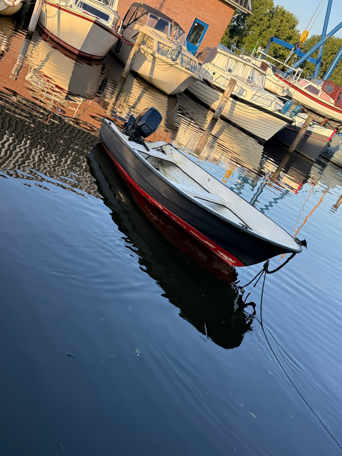 Visboot, Gebruikt, Ophalen of Verzenden, Visboot, Polyester