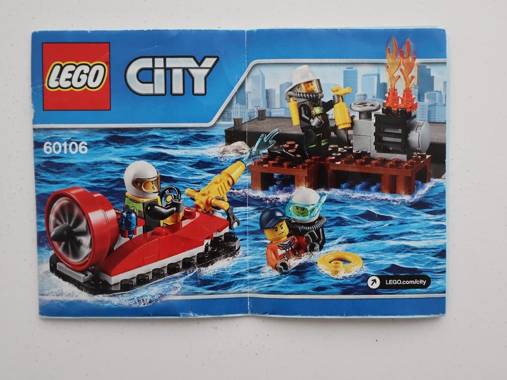 Lego Town City Fire 60106 Fire Starter Set, Kinderen en Baby's, Speelgoed | Duplo en Lego, Lego, Compleet, Ophalen of Verzenden