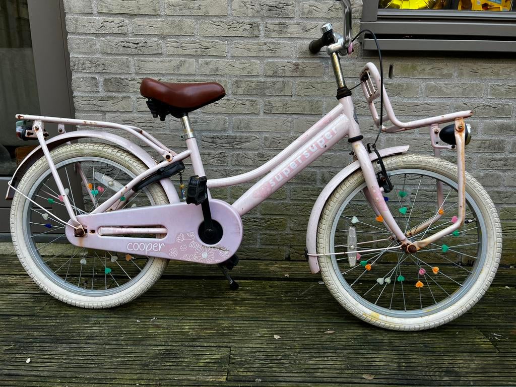 Meisjesfiets 20 inch supersuper, Fietsen en Brommers, Fietsen | Meisjes, Ophalen, Zo goed als nieuw, 20 inch