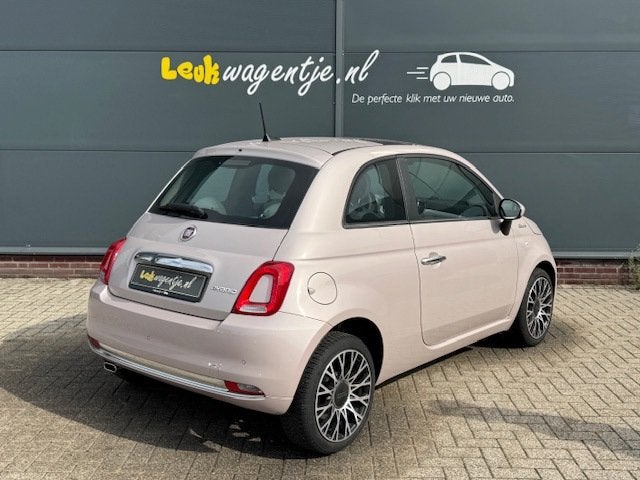 Fiat 500 1.0 Hybrid Dolcevita *carplay *climate *cruise *16, Auto's, Voorwielaandrijving, Gebruikt, Zwart, Overige kleuren
