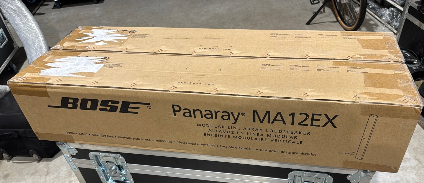 2x Bose Panaray MA12EX zwart, Ophalen, Nieuw, Audio