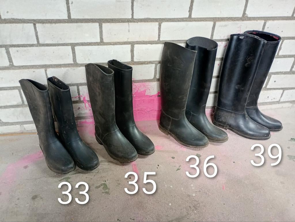 Diverse maten paardrijlaarzen, Dieren en Toebehoren, Gebruikt, Kinderen, Overige soorten, Ophalen of Verzenden