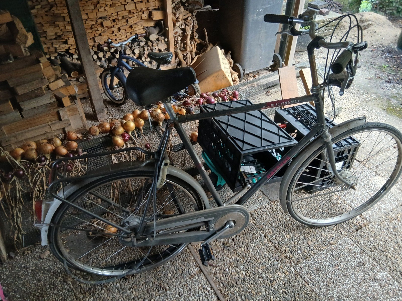 Gebruikte herenfiets Batavus Florence 3 versnellingen, Gebruikt, Velgrem, Versnellingen, 56 cm of meer