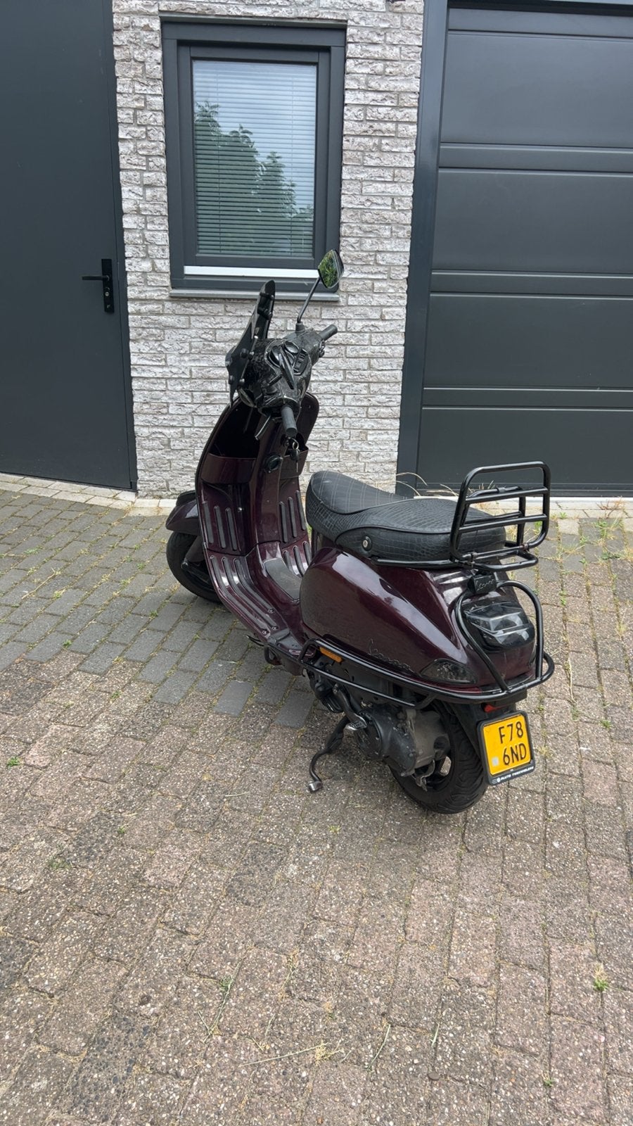 Vespa S50 80cc met alarm en begrenzer, Ophalen, Gebruikt
