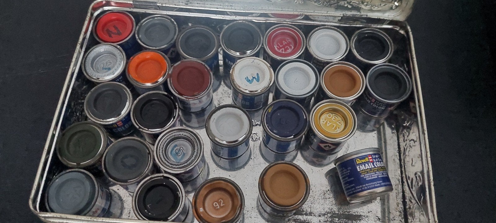 DIVERSE KLEUREN REVELL EMAIL COLOR VERF VOOR MODELBOUW, Hobby en Vrije tijd, Gebruikt, 1:50 of kleiner, Revell, Overige typen