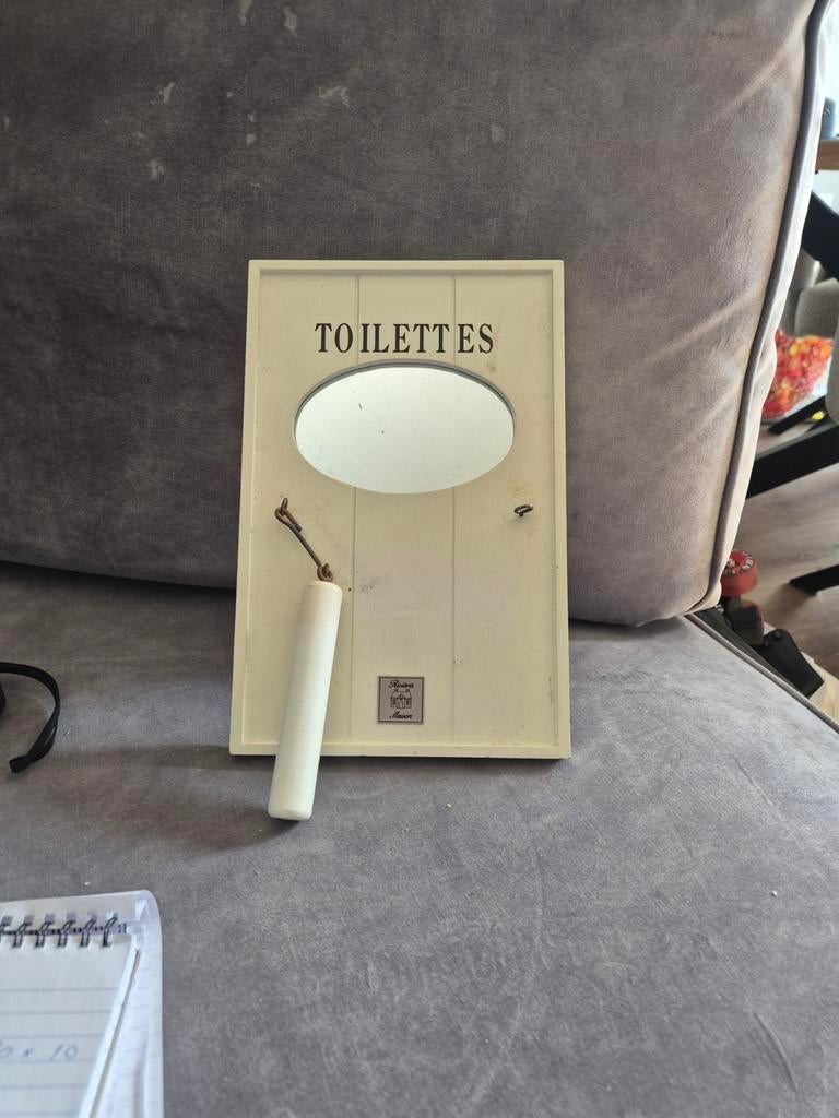 Riviera Maison toiletrolhouder - mist haakje, Ophalen, Gebruikt, Wit, Overige typen