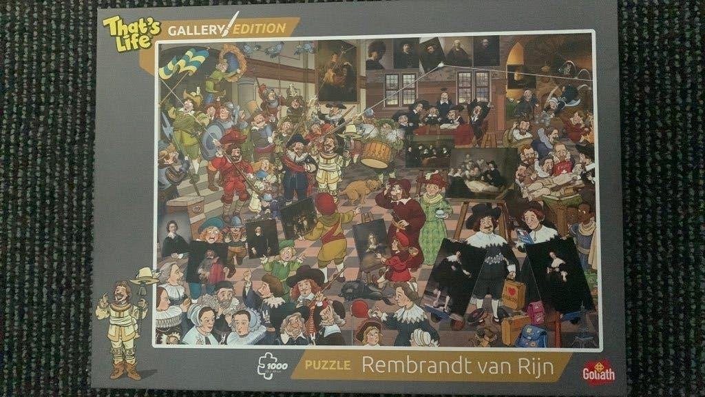 Puzzel That's life 1000 stukjes edition Rembrandt van Rijn, Ophalen of Verzenden, 500 t/m 1500 stukjes, Nieuw