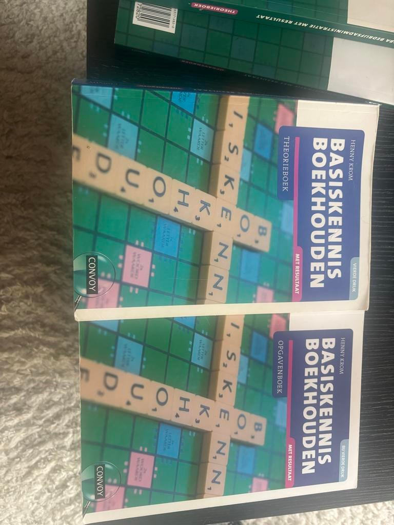 Basiskennis Boekhouden Theorieboek & Opgavenboek, Ophalen of Verzenden, Gamma, Zo goed als nieuw, MBO