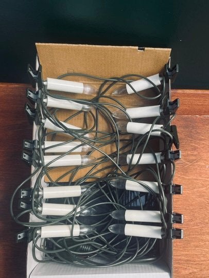 Oude elektrische kerstverlichting met kaarsjes van Philips, Diversen, Kerst, Ophalen, Zo goed als nieuw
