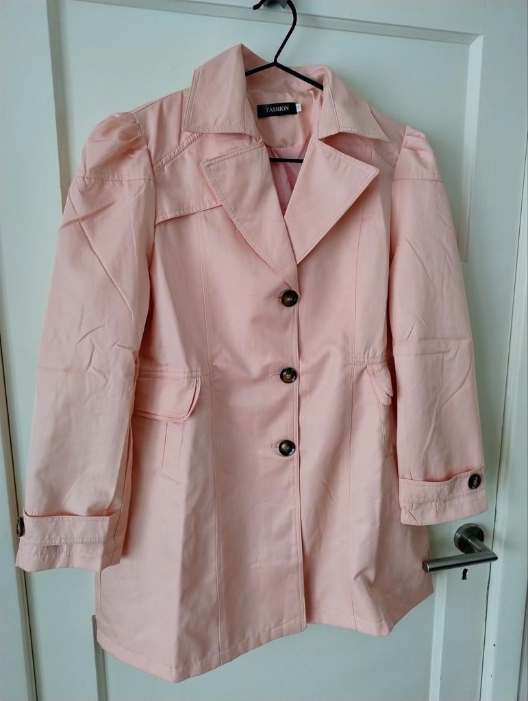 Roze Trenchcoat Nieuw, Ophalen of Verzenden, Nieuw, Maat 42/44 (L), Roze