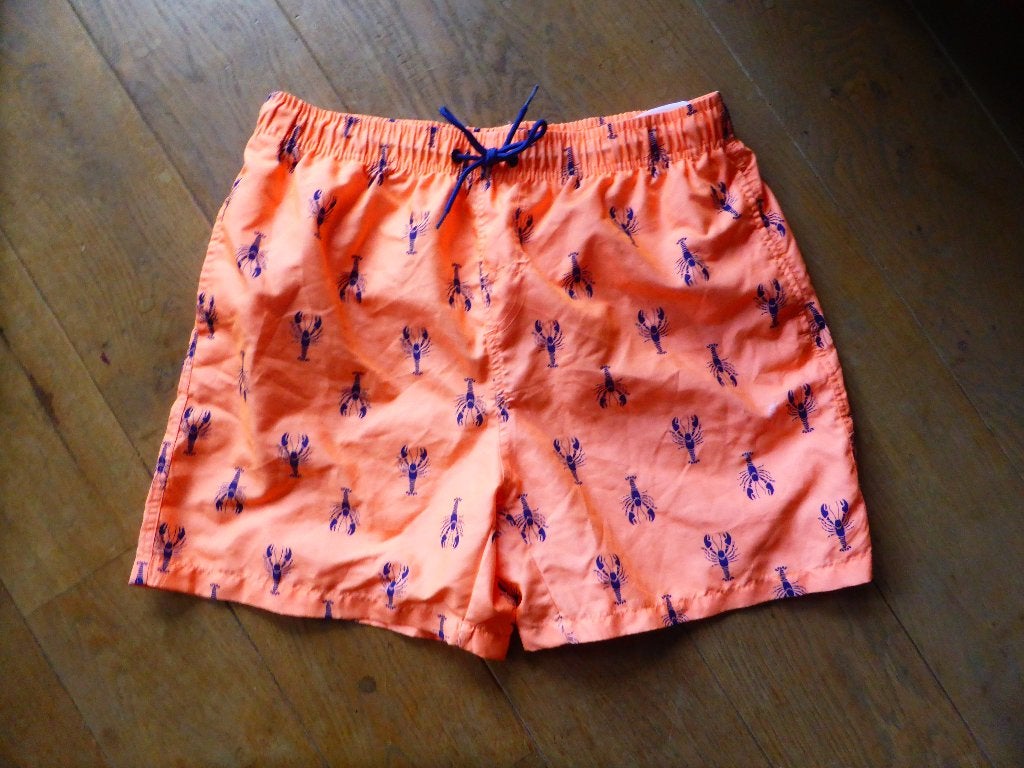Zgan oranje zwembroek zwemshort L kreeften Panther, Maat 52/54 (L), Panther, Oranje, Ophalen of Verzenden