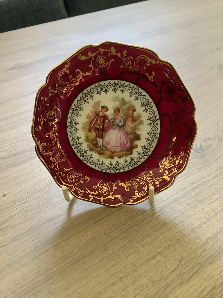 Limoges porseleinen bordje, Antiek en Kunst, Antiek | Porselein, Ophalen of Verzenden