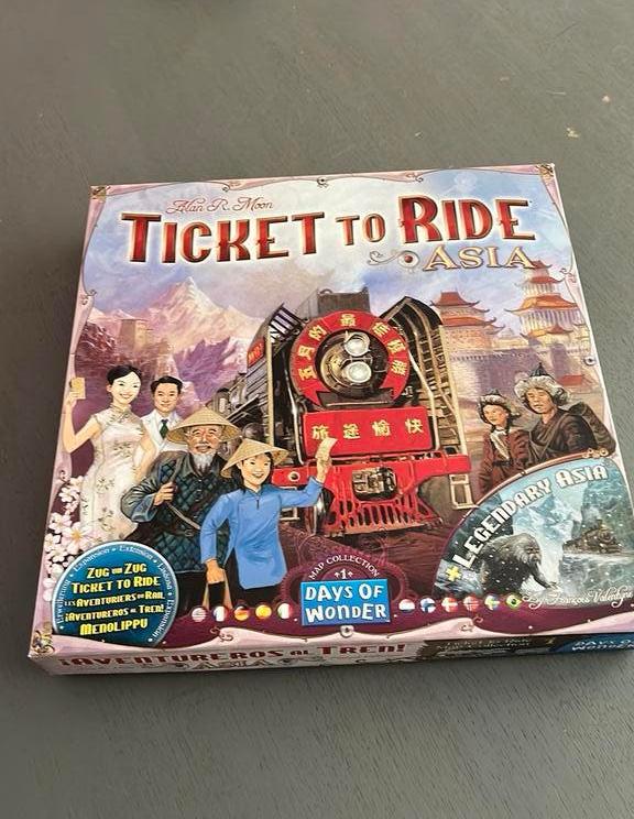 Ticket to ride Asia, Hobby en Vrije tijd, Gezelschapsspellen | Kaartspellen, Ophalen, Zo goed als nieuw