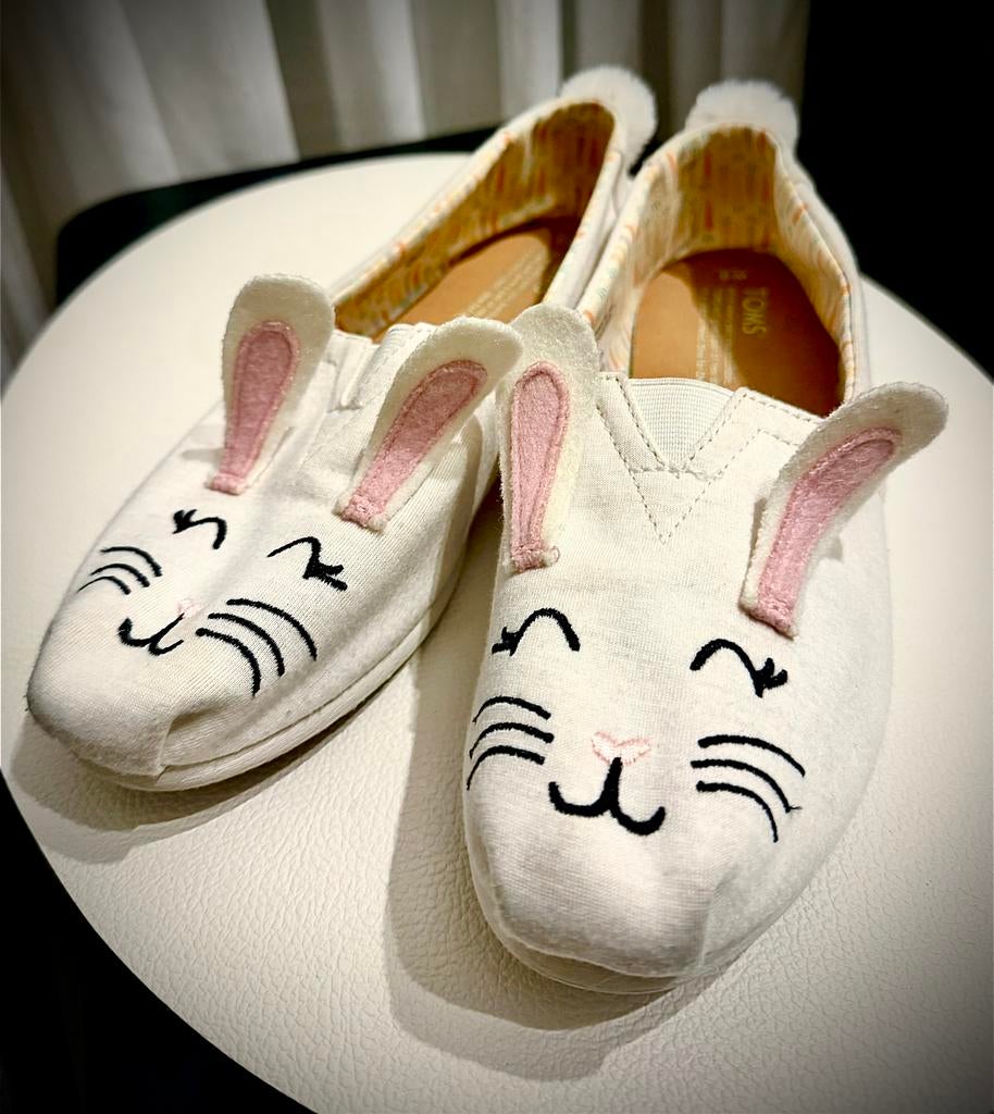 Toms Alpargata Bunny Shoes maat 39, Ophalen of Verzenden, Zo goed als nieuw, Jongen of Meisje, Schoenen