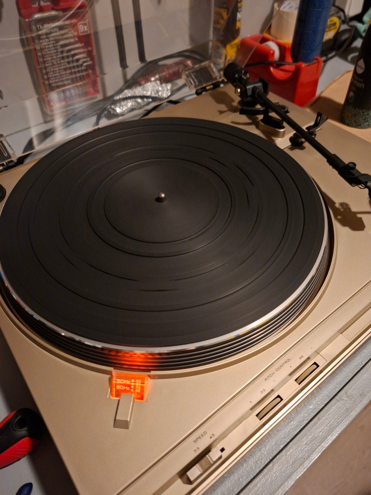 Marantz TT 2200 direct drive platenspeler met At-vm95ml, Ophalen, Overige merken