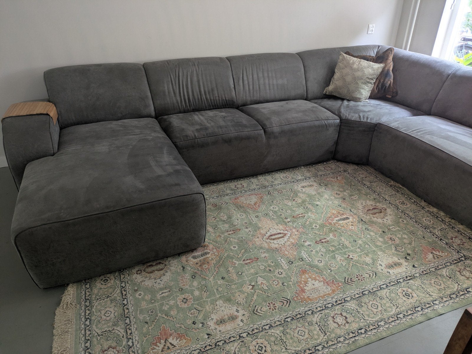 Grote hoekbank Firenze Woonsquare - Grijs, Ophalen, Gebruikt, Stof, Modern, Comfortabel