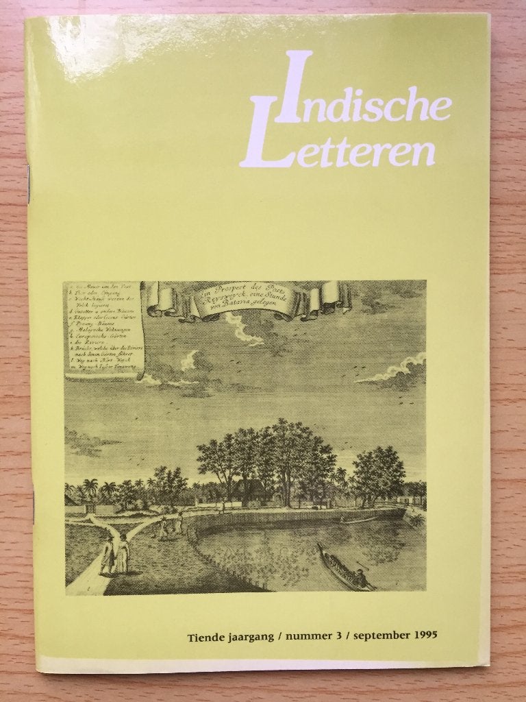Indische Letteren, 10e jrg. no. 3, september 1995, Ophalen of Verzenden, Zo goed als nieuw, Diverse auteurs