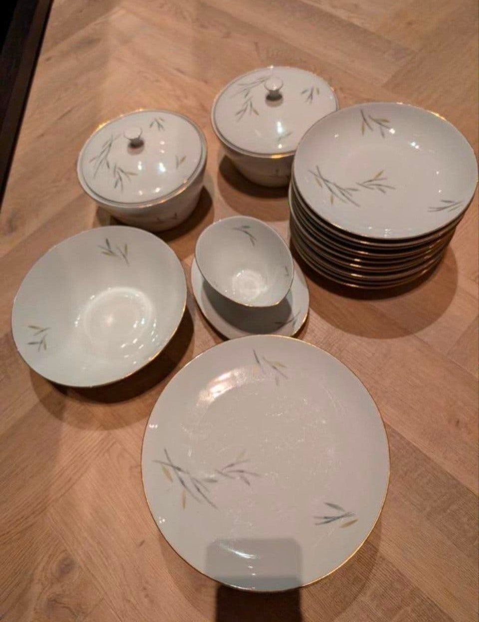 Vintage Servies Set - Borden, Schalen, Kommen, Ophalen, Porselein, Overige stijlen