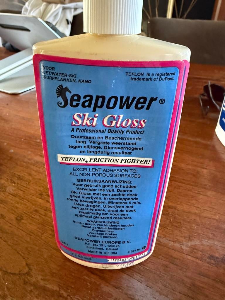 Seapower Ski Gloss met Teflon - Nieuw, Watersport en Boten, Ophalen of Verzenden, Nieuw, Schoonmaak
