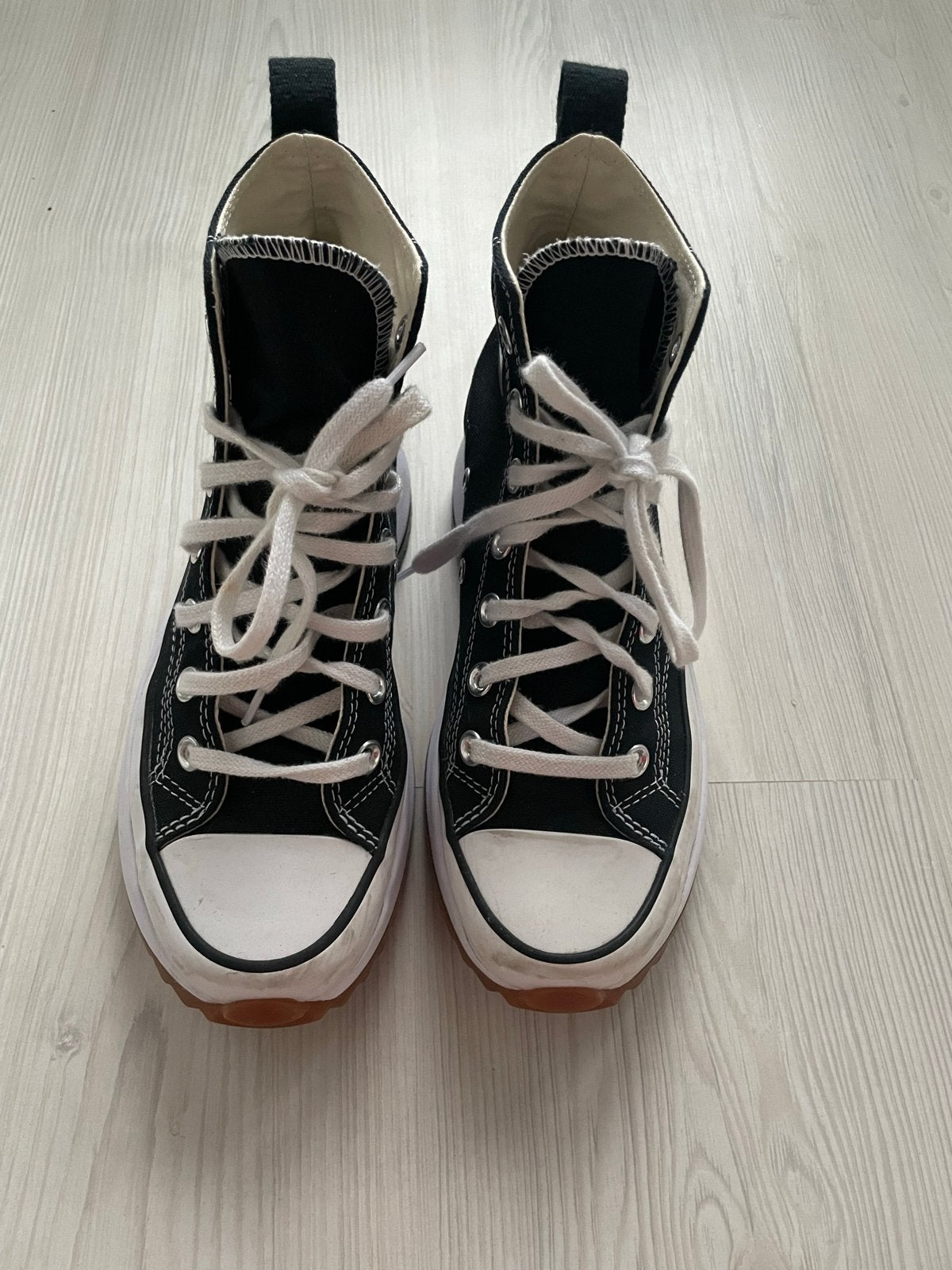 Converse All Stars Run Star Hike Hoge Zool Zwart, Ophalen, Gedragen, Zwart, Sneakers of Gympen