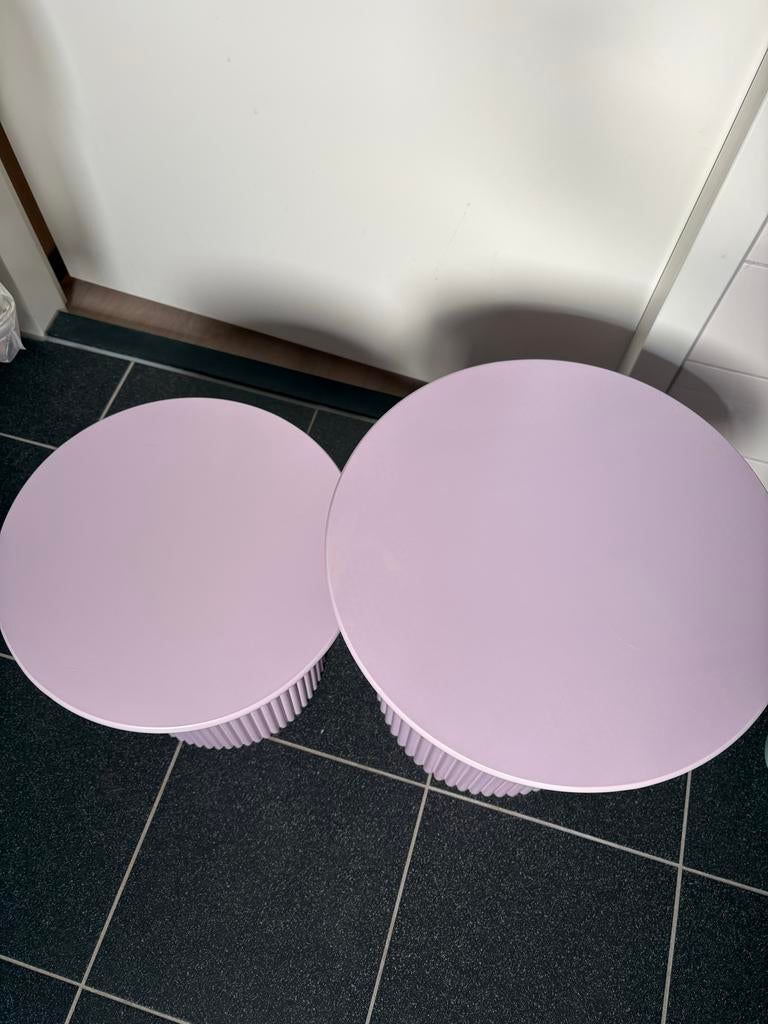 Xenos bijzettafels - zo goed als nieuw, Rond, Nieuw, Ophalen, 45 tot 60 cm