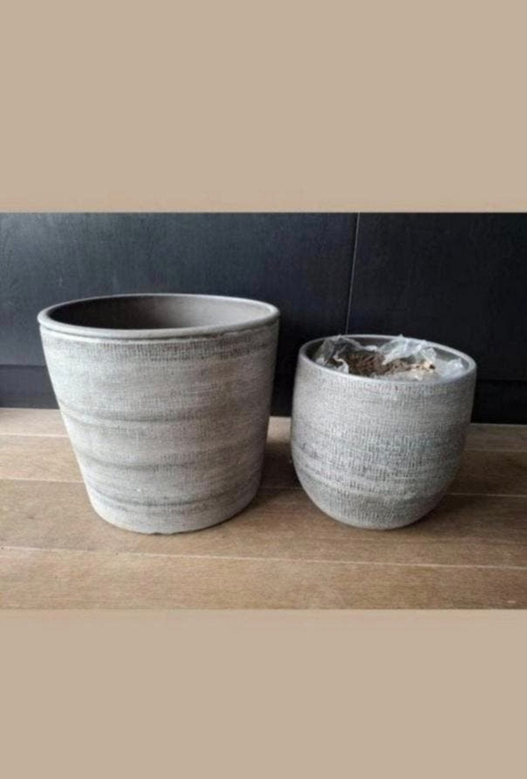 bloempotten bloempot groot en klein, Rond, Minder dan 40 cm, Aardewerk, Ophalen