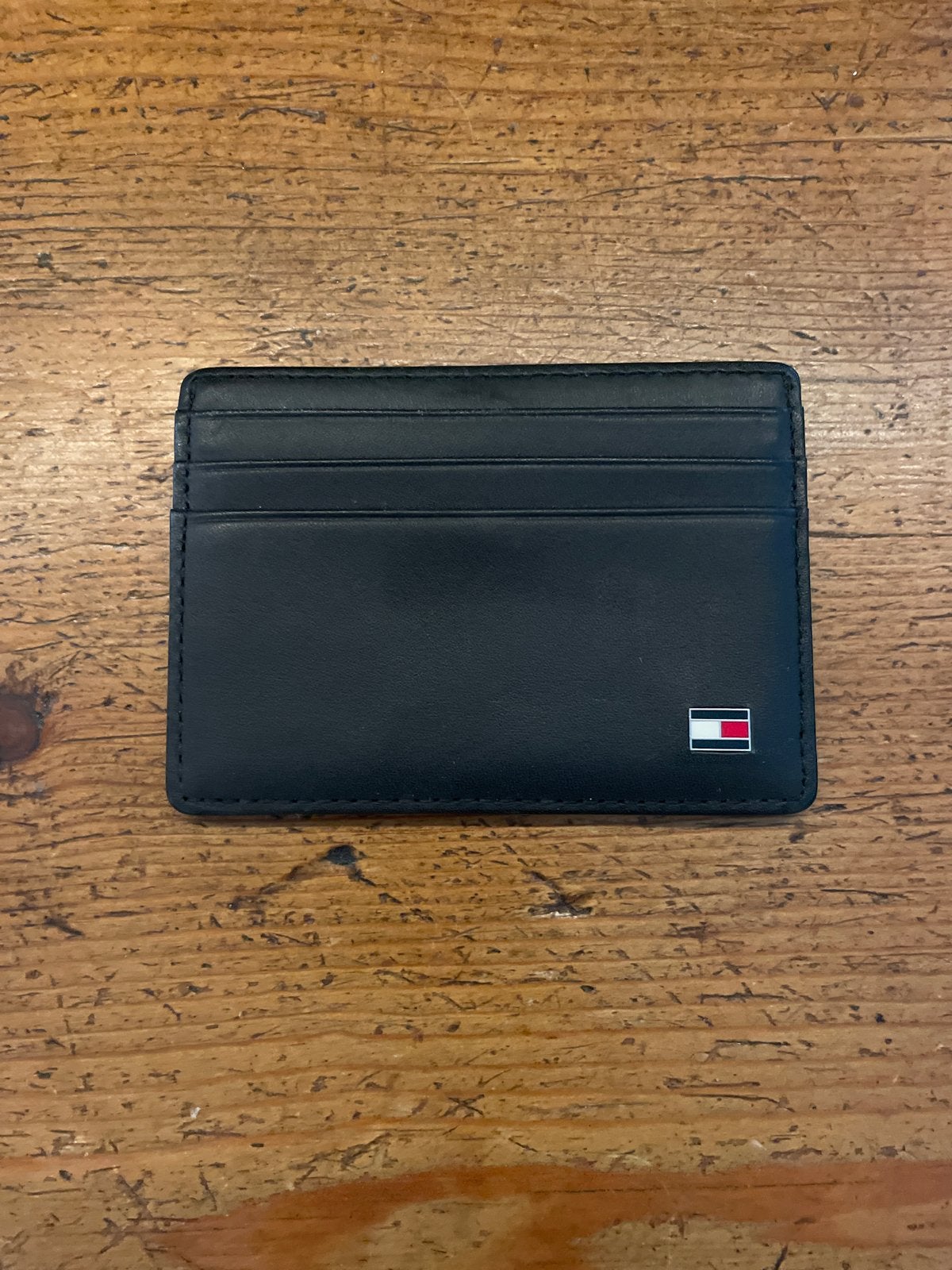 Zwarte Tommy Hilfiger pasjeshouder, Overige merken, Zwart, Ophalen of Verzenden, Zo goed als nieuw