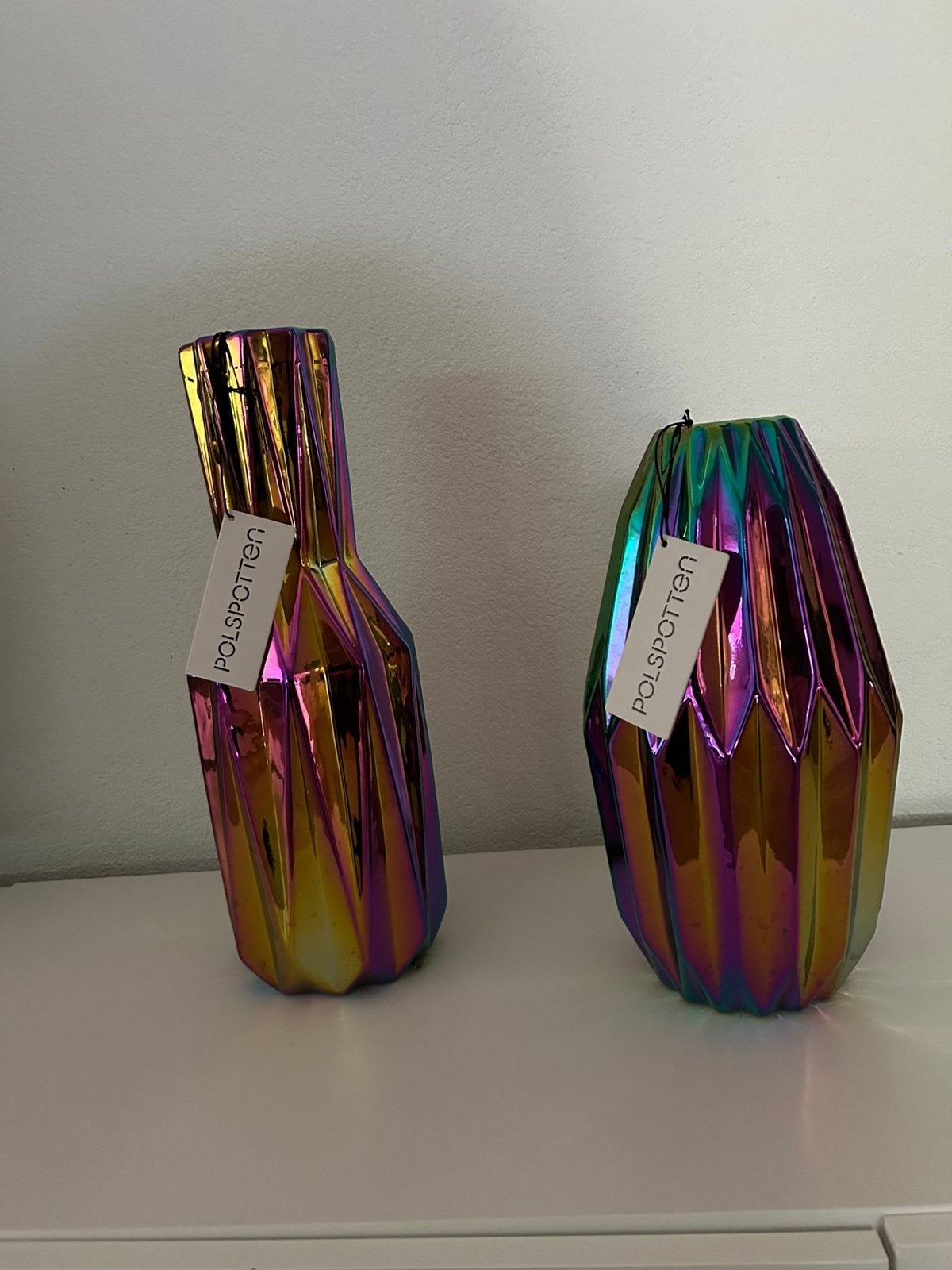 Pols Potten! Vazen. Los( €79,95 & €69,95 )of per 2 te koop, Meerkleurig, Nieuw, Ophalen of Verzenden, Geschikt voor droogbloemen