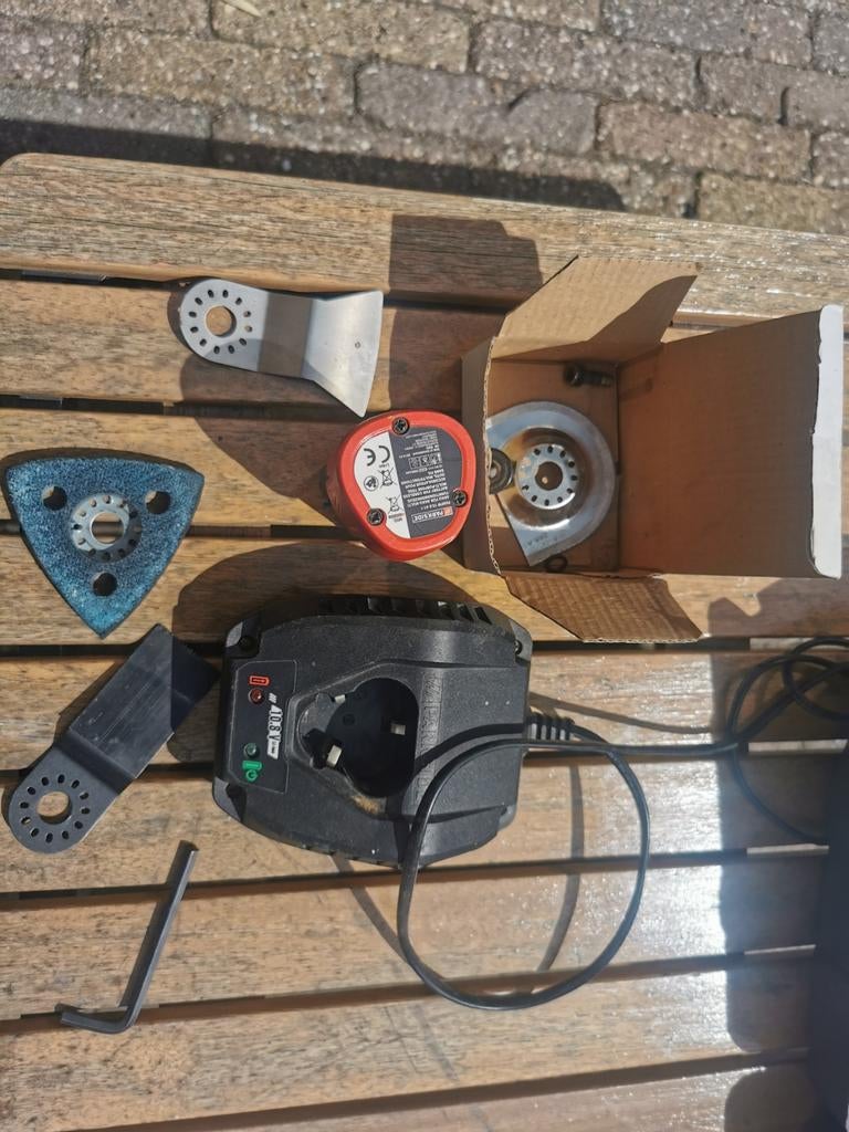 Parkside accu 10.8V, Lader en Accessoires, Ophalen of Verzenden, Gebruikt