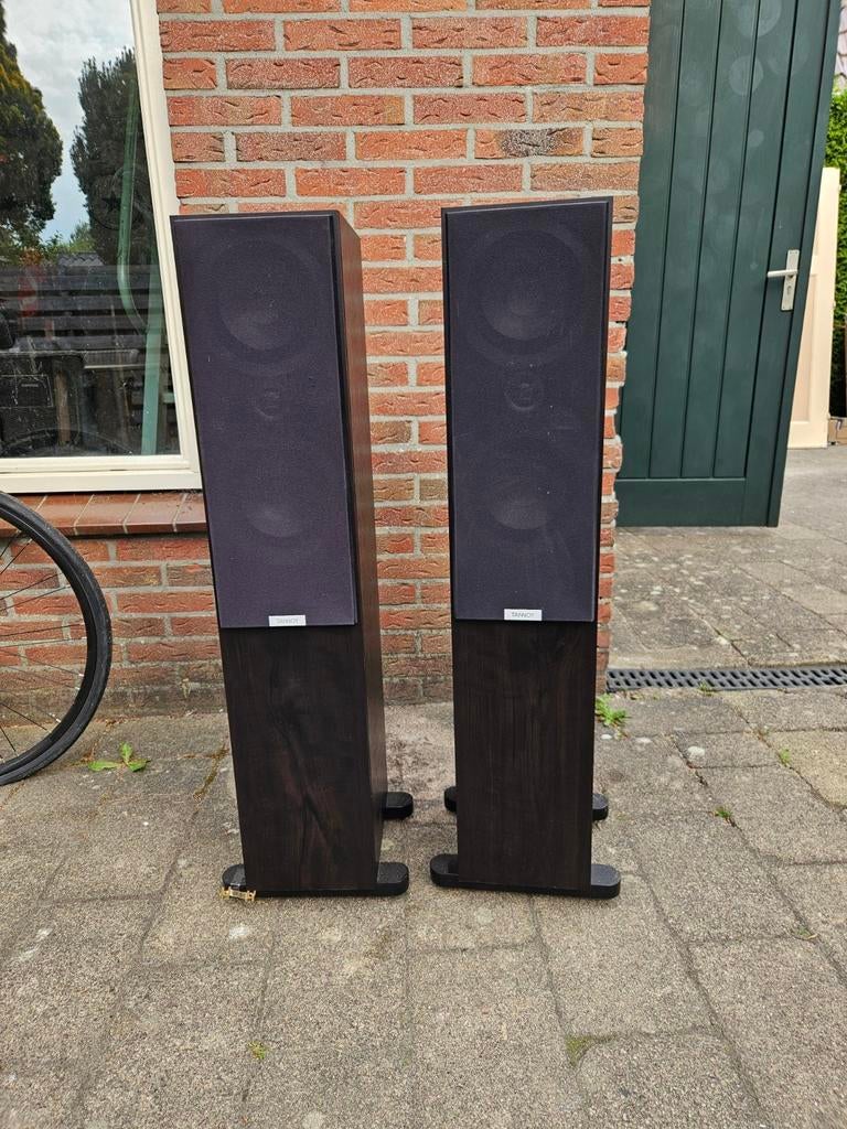 Tannoy Mercury V4i Vloerstaande Speakers - Tweeters defect, Audio, Tv en Foto, Luidsprekers, 60 tot 120 watt, Niet werkend, Front, Rear of Stereo speakers