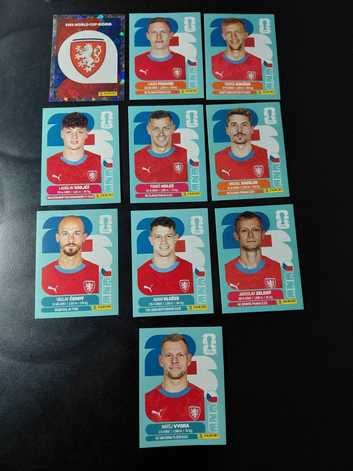 Tsjechie (panini wk 2026 stickers), Ophalen of Verzenden, Nieuw, Buitenlandse clubs, Poster, Plaatje of Sticker