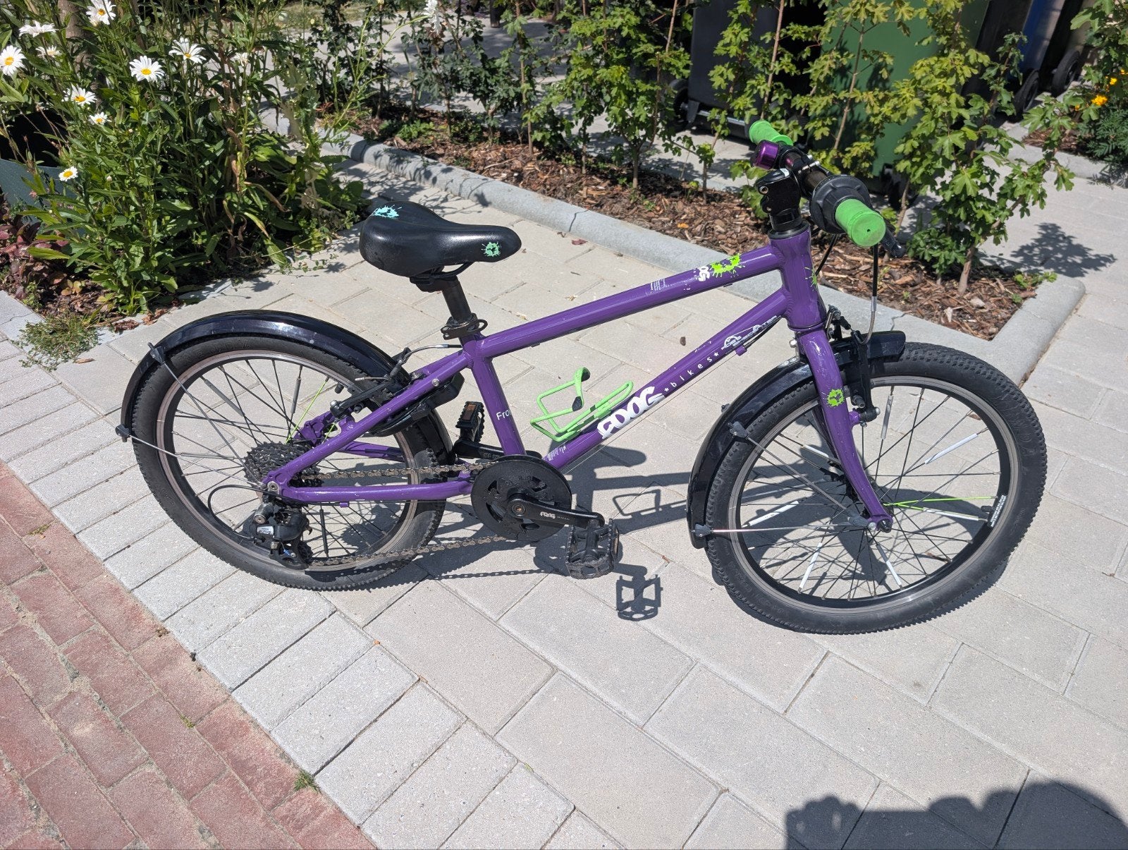 Frog bikes 55  in top staat kinderfiets, Ophalen, 20 inch of meer, Frog Bikes, Velgrem