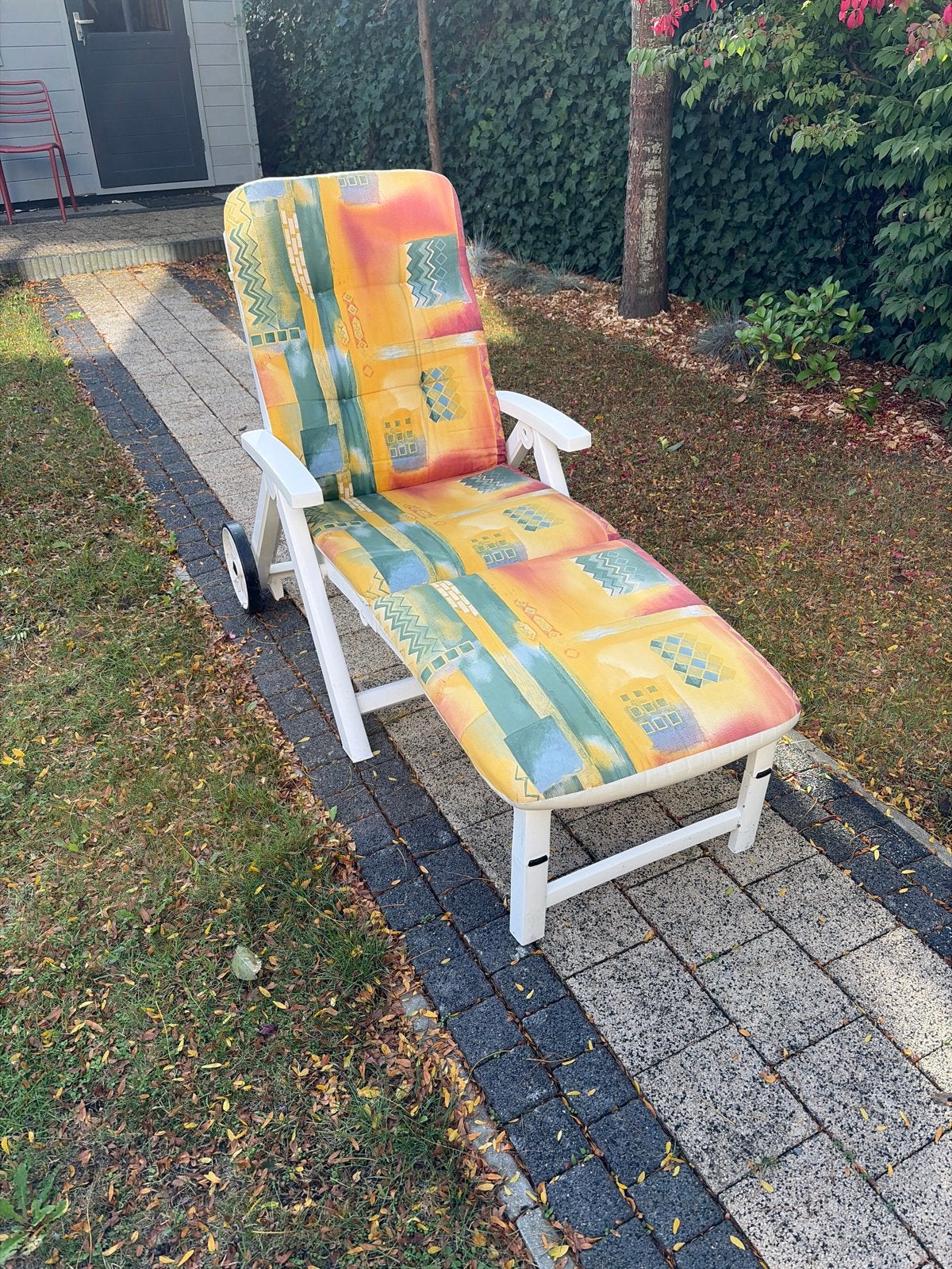 Hartman Prestige ligbed met kussen, Ophalen, Gebruikt, Kunststof, Verstelbaar