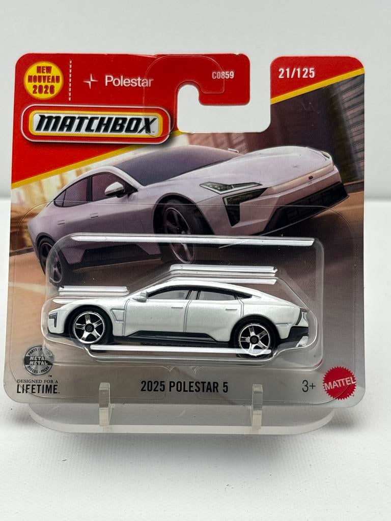 Matchbox 2025 Polestar 5 - Nieuw in verpakking, Auto, Nieuw, Ophalen of Verzenden, Mattel