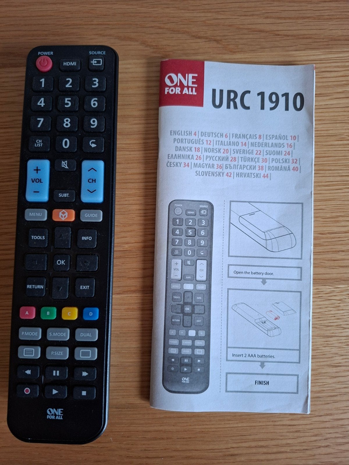 One For All URC 1910 Universele Afstandsbediening Nieuw, Audio, Tv en Foto, Ophalen, Nieuw, Universeel, Game console