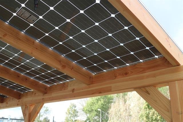 carport/prieel geschikt voor zonnepanelen 308 x 51, Overige typen, Niet ingevuld, Nieuw, Niet ingevuld