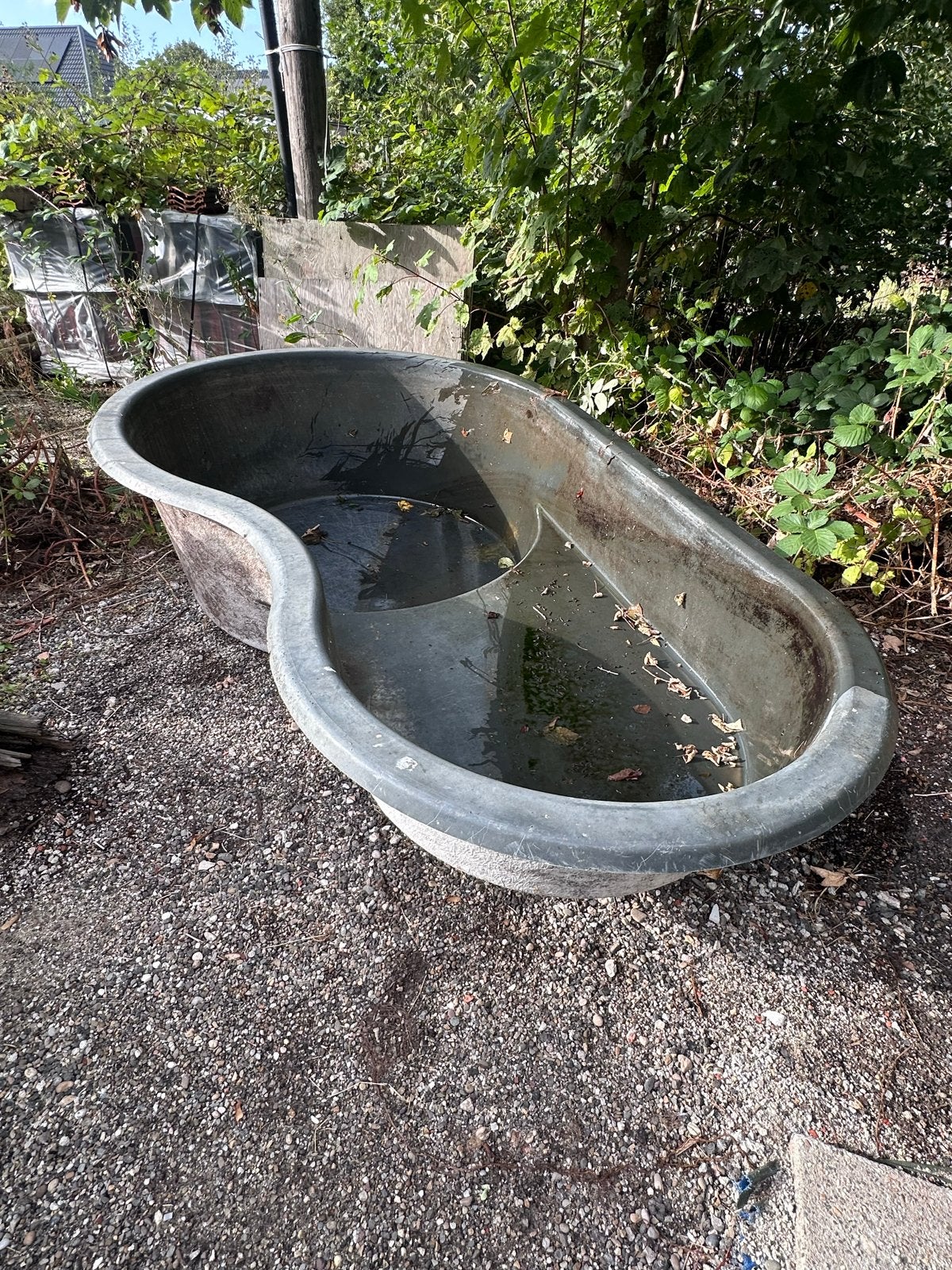 Hard kunststof tuinvijver, Tuin en Terras, Ophalen, Gebruikt