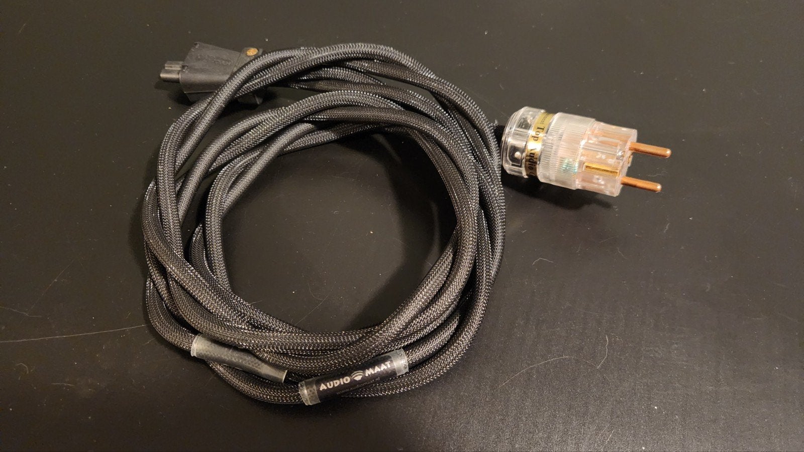 Audio Maat 2DW Stroomkabel 2 Meter, Ophalen of Verzenden, Zo goed als nieuw, 2 tot 5 meter, Overige kabels
